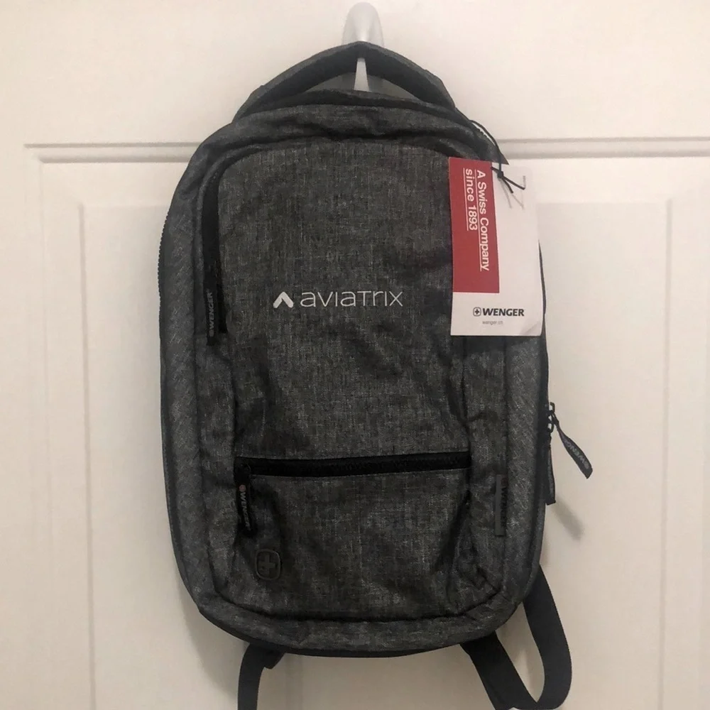 Wenger NEW Gray Laptop Backpack